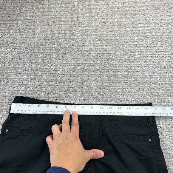 2016 By PARASUCO Pants Women Size 12 Black Cotton Viscose Stretchy - Picture 7 of 10